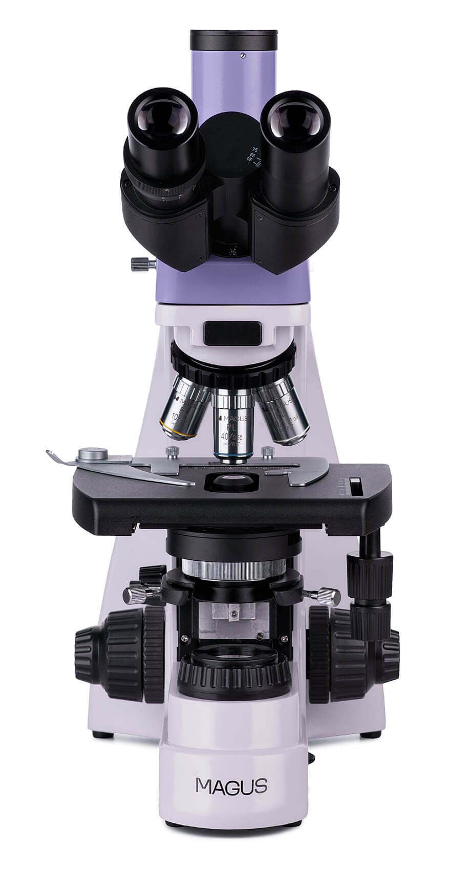 Biologický trinokulárny mikroskop MAGUS Bio 250T pracovný stolík